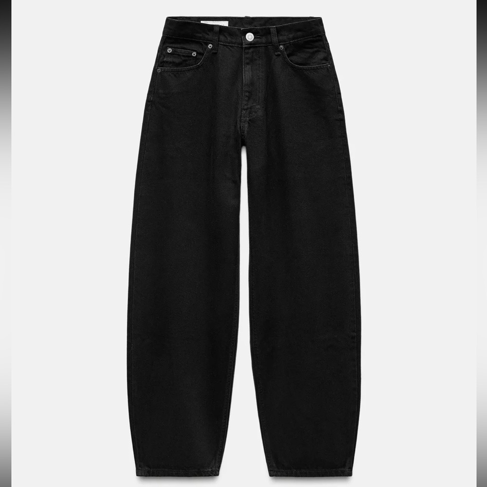 Zara Mid waist balloon jeans